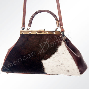 American Darling Cross Body Hair on-Genuine Leather Western Women Bag Handbag Purse |